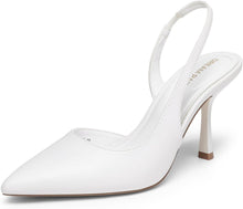 DREAM PAIRS Women's Slingback Court Shoes | Lace Kitten High Heels, D'Orsay Stiletto Heel, Comfortable Elegant Party Bridal Shoes View 1