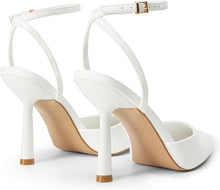 DREAM PAIRS High Heels Lace Pumps | Ankle Strap and Stiletto Heel Elegant Bridal Shoes Evening Shoes Party Bridal Shoes for Women View 4