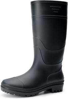 Bruno Marc Wellies Men's Half Height Work Shoes Waterproof Rain Boots for Gardening Dog Walks Car Washing View 1