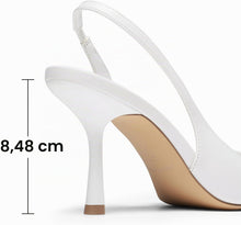 DREAM PAIRS Women's Slingback Court Shoes | Lace Kitten High Heels, D'Orsay Stiletto Heel, Comfortable Elegant Party Bridal Shoes View 2