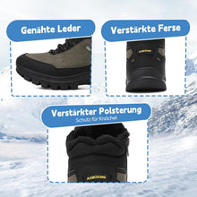 AX BOXING Winter Shoes Boys Hiking Shoes Lined Snow Boots Children Warm Lining Trekking Shoes Non-Slip Winter Boots Outdoor EU 34-40 View 4