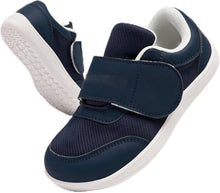 Unisex Kinder Outdoor Walking Turnschuhe Barfussschuhe Breiter Zehenraum Leichte Rutschsicher Sneaker Komfortabel Minimalistische für Jungen Mädchen Kleinkind Blau 23 View 1