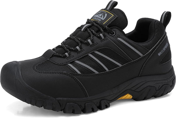 AX BOXING Hiking Shoes Men's Waterproof Trekking Shoes Low Outdoor Shoes Toe Cap for Trekking Hiking Camping 41-46 EU