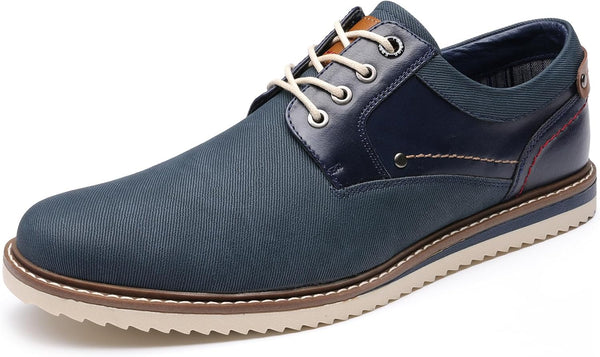 Bruno Marc Men's Lace-Up Shoes | Business suit shoes leisure derby casual shoes