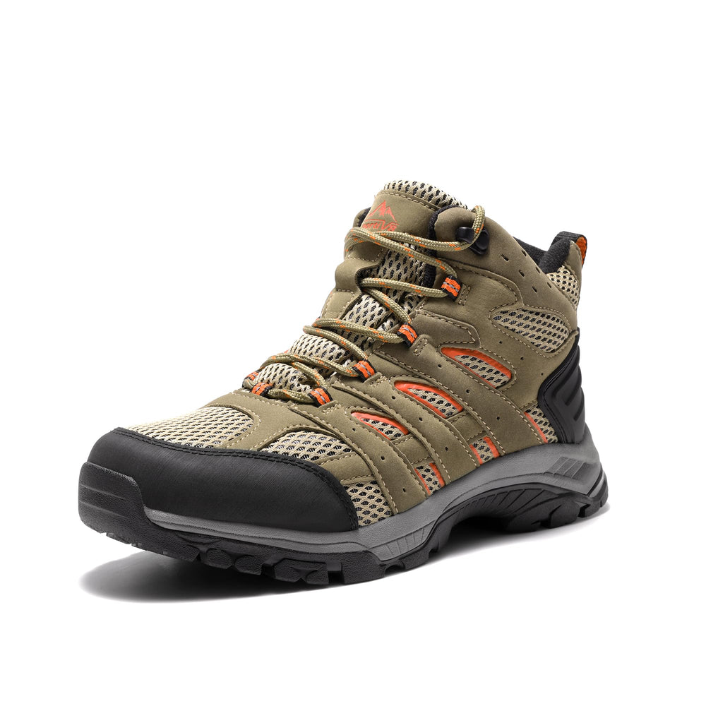 NORTIV 8 Women's Hiking Shoes, Trekking Shoes | Mesh upper breathable supportive heel outdoor shoes non-slip rubber outsole hiking boots hiking boots