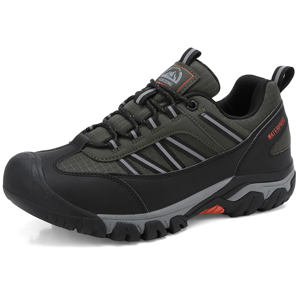 AX BOXING Hiking Shoes Men's Waterproof Trekking Shoes Low Outdoor Shoes Toe Cap for Trekking Hiking Camping 41-46 EU