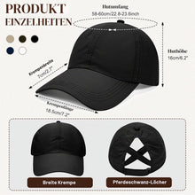 heekpek Baseball Cap Women's Ponytail Mesh Peaked Cap Outdoor Sun Protection Head Women's Quick-Drying Women's Tennis Caps Lightweight Breathable Hat View 3