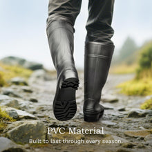 Bruno Marc Wellies Men's Half Height Work Shoes Waterproof Rain Boots for Gardening Dog Walks Car Washing View 3