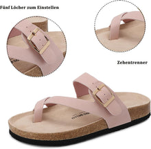 Women's Toe Separator Cork Foot Bed Sandals Adjustable Comfortable Slippers Elegant Summer Slippers EU 36-41 View 2