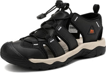 AX BOXING Sandals Men's Summer Velcro Trekking Sandals Breathable Sports Sandals Beach Sports Outdoor Sandals Non-Slip Hiking Sandals Size 41-45 EU View 1