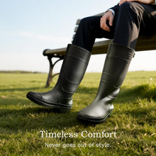 Bruno Marc Wellies Men's Half Height Work Shoes Waterproof Rain Boots for Gardening Dog Walks Car Washing View 4