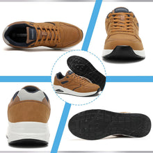 AX BOXING Men's Trainers, Running Shoes with Air Cushion, Sports Shoes, Lightweight Jogging Shoes, Walking Shoes, Size 41-46 EU (Brown, 44 EU) View 3