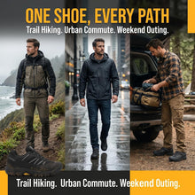 AX BOXING Hiking Shoes Men's Waterproof Trekking Shoes Low Outdoor Shoes Toe Cap for Trekking Hiking Camping 41-46 EU View 3