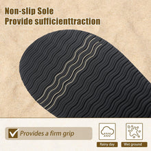 AX BOXING Flip Flops Men's Toe Separator Non-Slip Leather Flip Flops Sandals Beach Pool 41-46 EU View 3