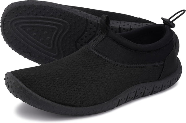 WHITIN Water Shoes Women's Men's Bathing Shoes Quick-Drying Aqua Shoes | Bequeme, Schnell Trocknend, Sommer Atmungsaktive Surfschuhe, Strandschuhe Mit Dicke Sohle